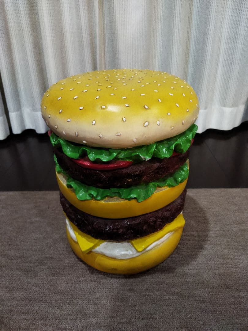 ロータリーヒロ ハンバーガー インテリア オブジェ 椅子 チェア アメリカン雑貨