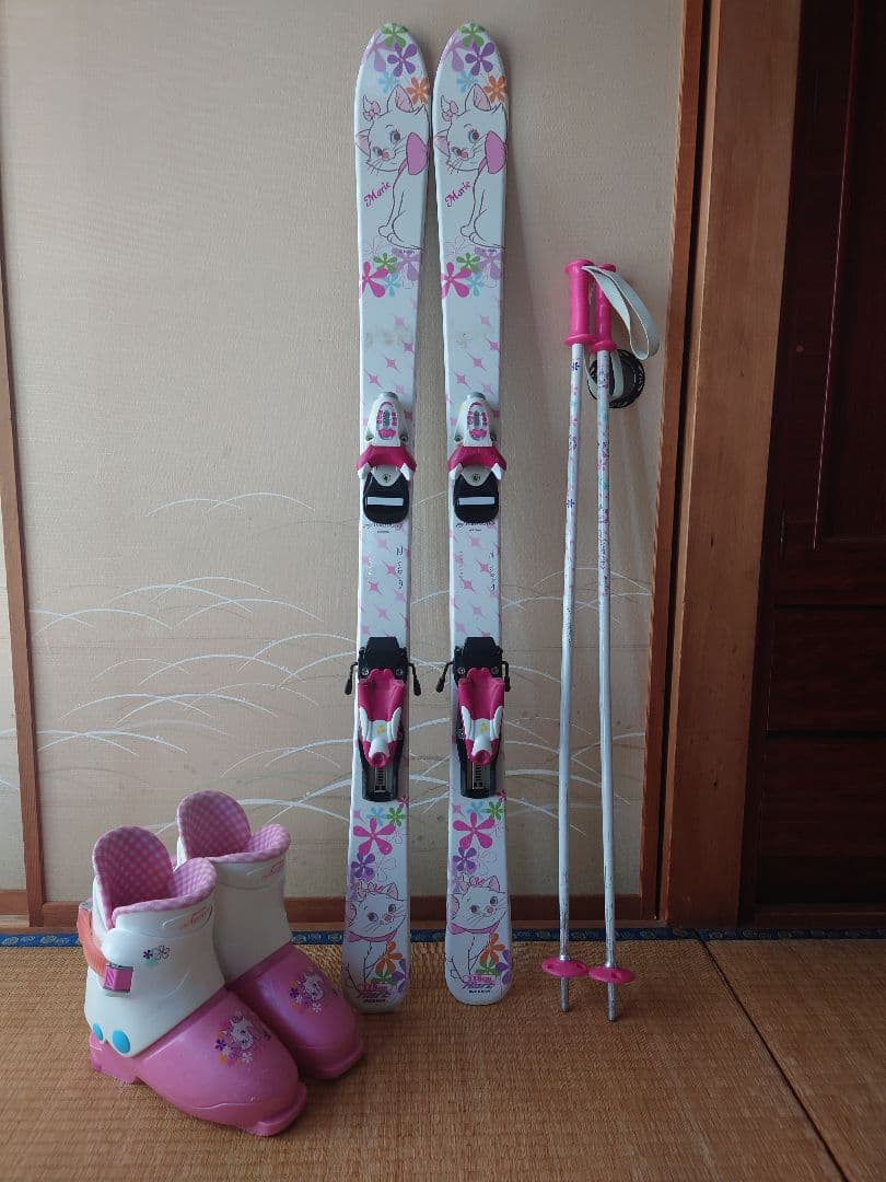 スキー板118センチ　ブーツセット 21センチ-22センチ