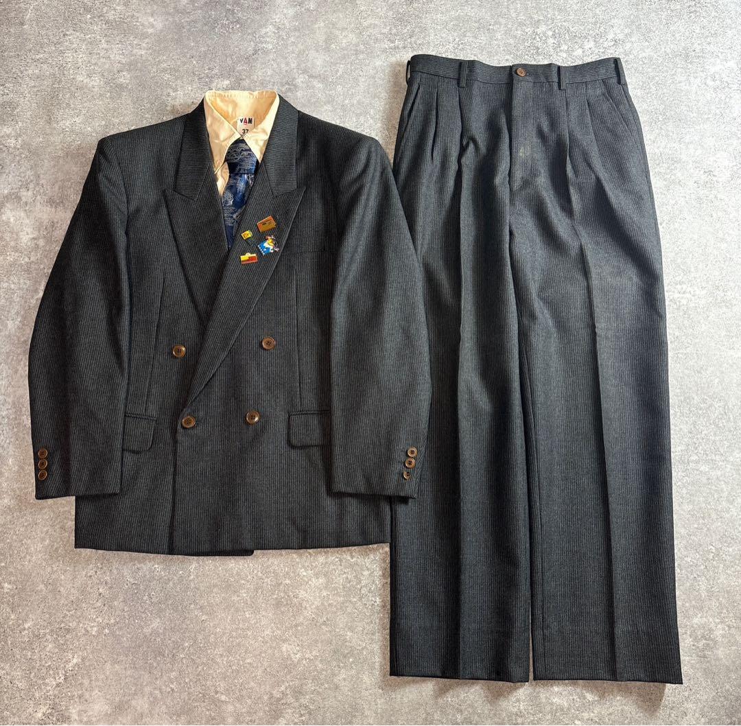 90s vintage レトロセットアップ スーツ ピンズ No.73