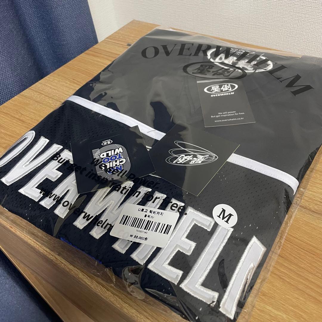 オーバーウェルム　ラガーシャツ　ラグビーシャツ　ゲームシャツ　黒　ブラック