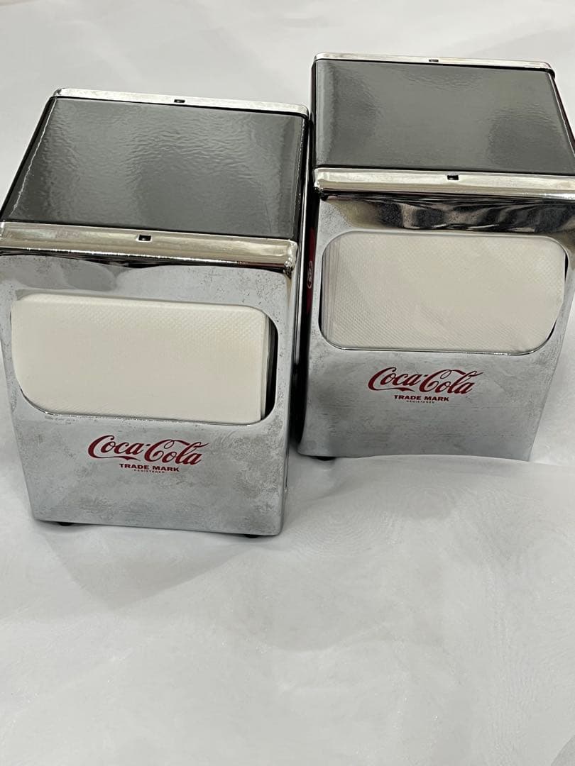 希少　Coca-Colaナプキンホルダー 2個セット　コカコーラ
