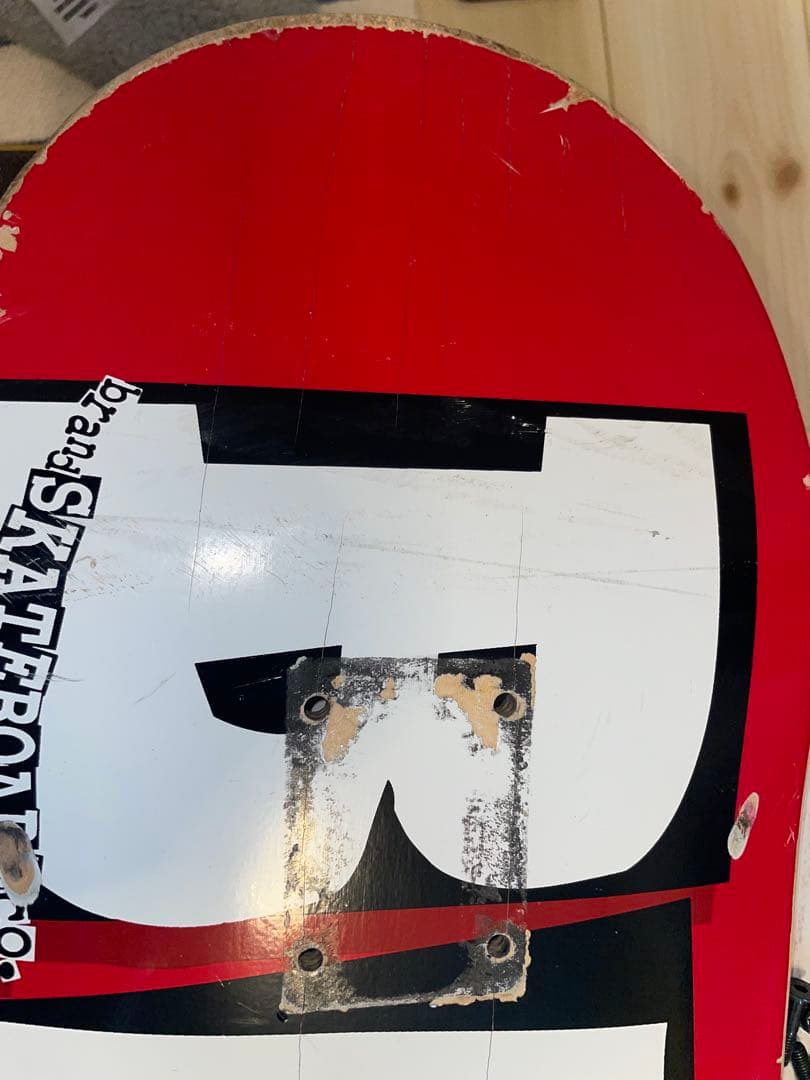 スケートボード　BAKER　デッキ　デッキのみ 8インチ　チップあり