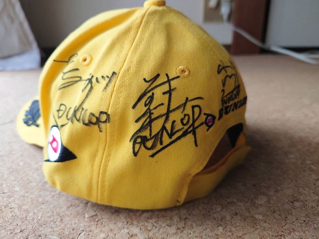 ダンロップ激レアソフトテニス全選手サイン入りキャップ新品未使用品
