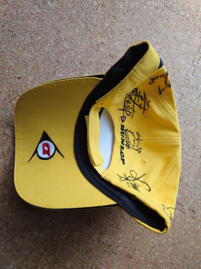 ダンロップ激レアソフトテニス全選手サイン入りキャップ新品未使用品