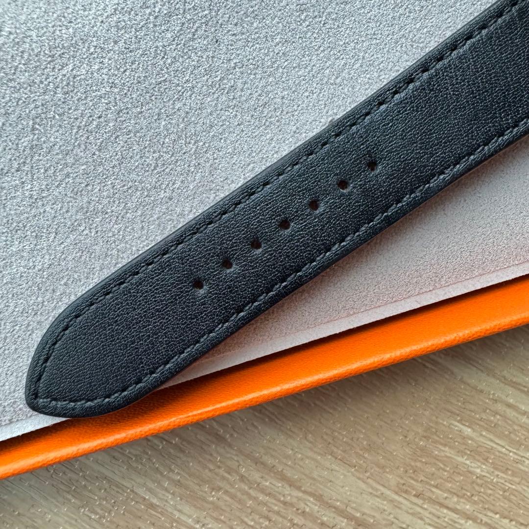 2266 Apple Watch エルメス　ブラックレザー　HERMES