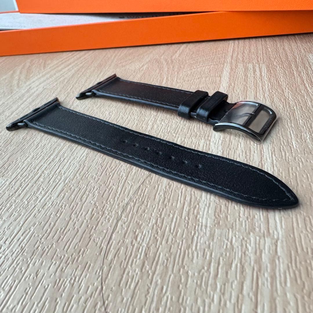2266 Apple Watch エルメス　ブラックレザー　HERMES