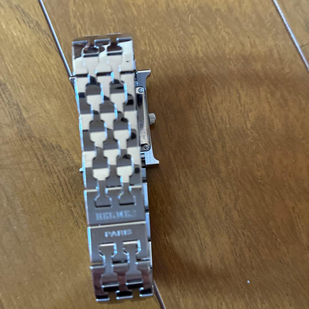 ★*）様 シルバー 長方形 Hクォーツ腕時計