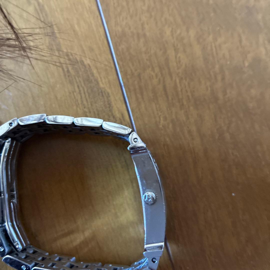 ★*）様 シルバー 長方形 Hクォーツ腕時計