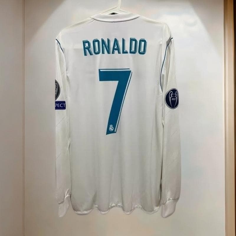 17-18 レアル・マドリード 7番 RONALDO ロナウド 長袖 シャツ
