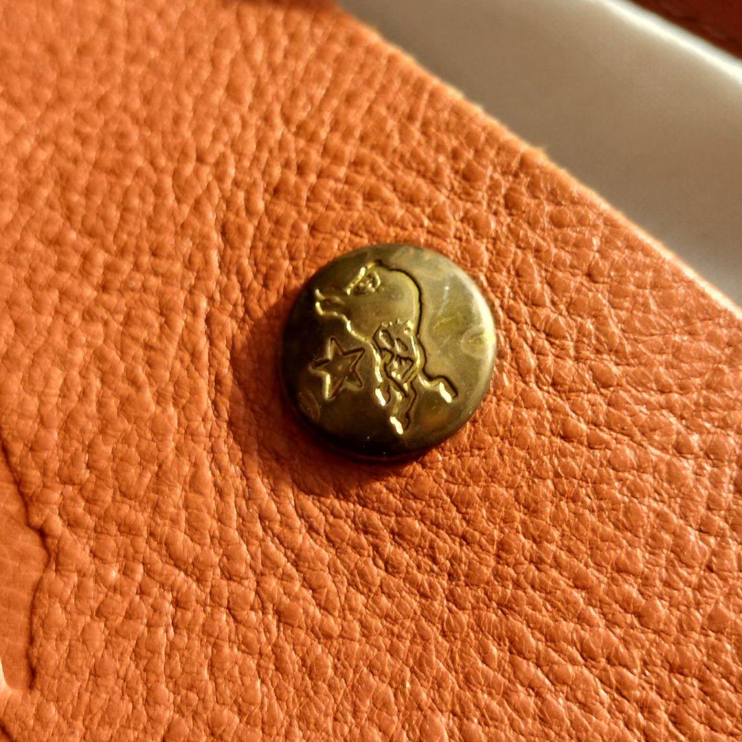 イルビゾンテ IL BISONTE ビッグロゴ レザー ショルダーバッグ