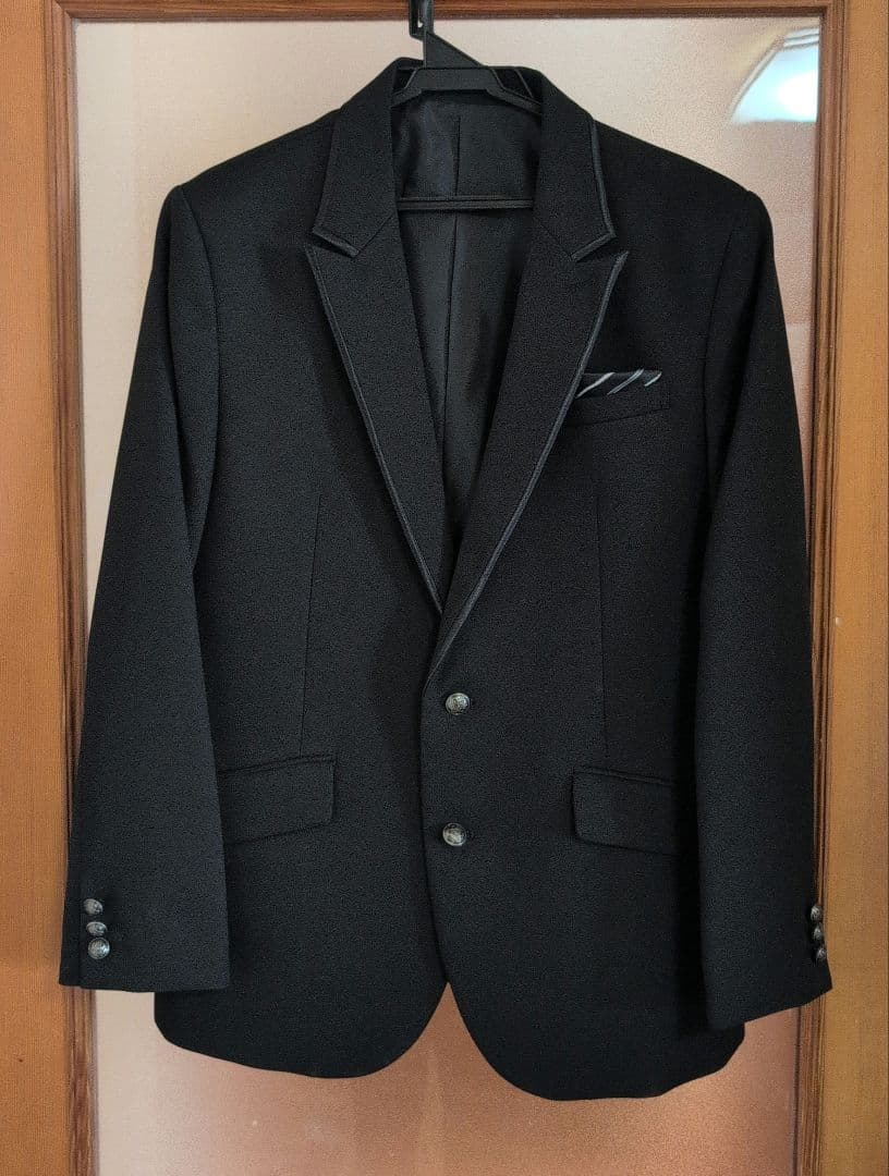 美品！【卒業式用スーツ男の子】ミチコ・ロンドンコシノ　黒160Bサイズ