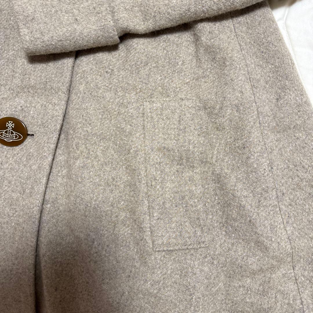 ヴィヴィアンウエストウッド　ウール混紡 ポンチョコート