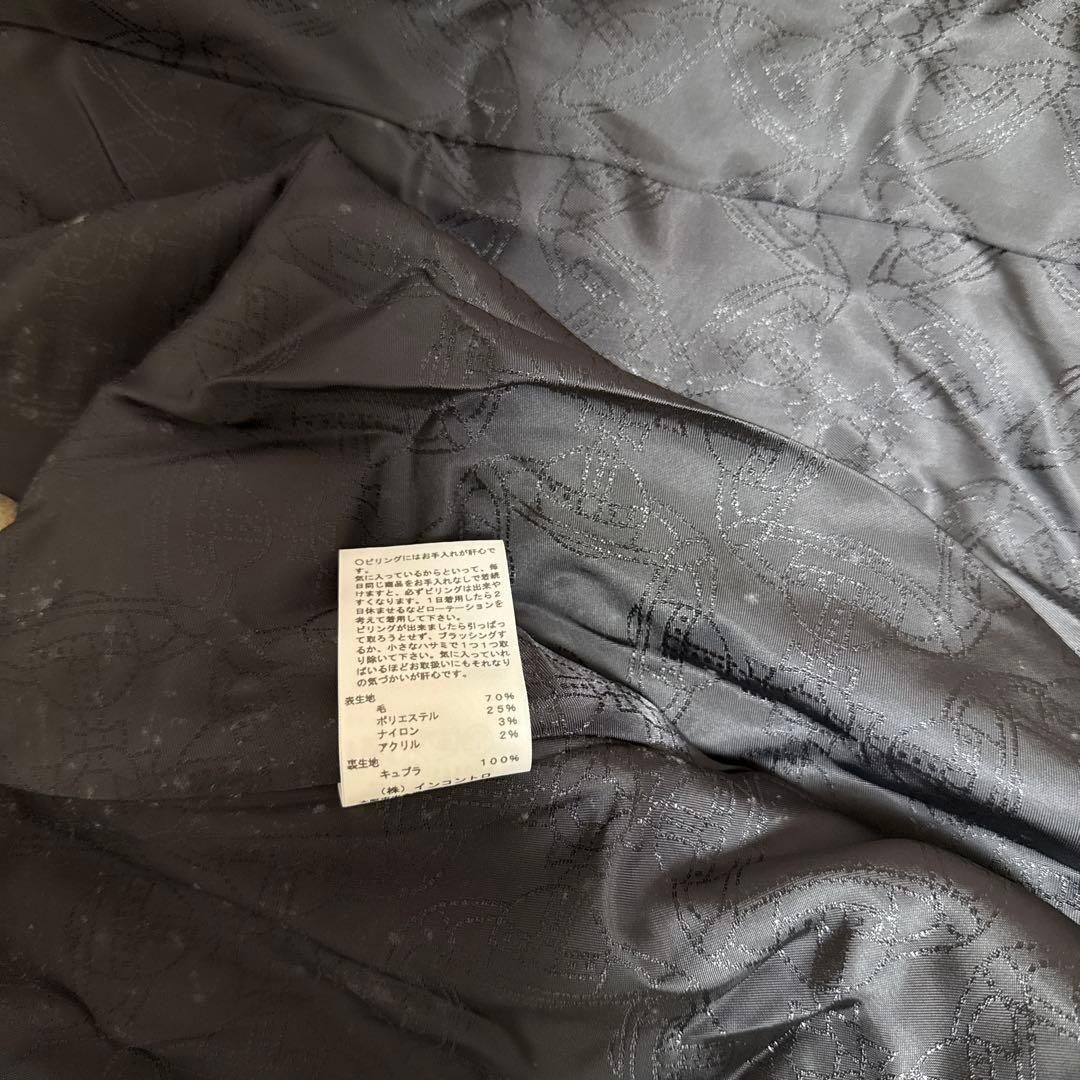 ヴィヴィアンウエストウッド　ウール混紡 ポンチョコート