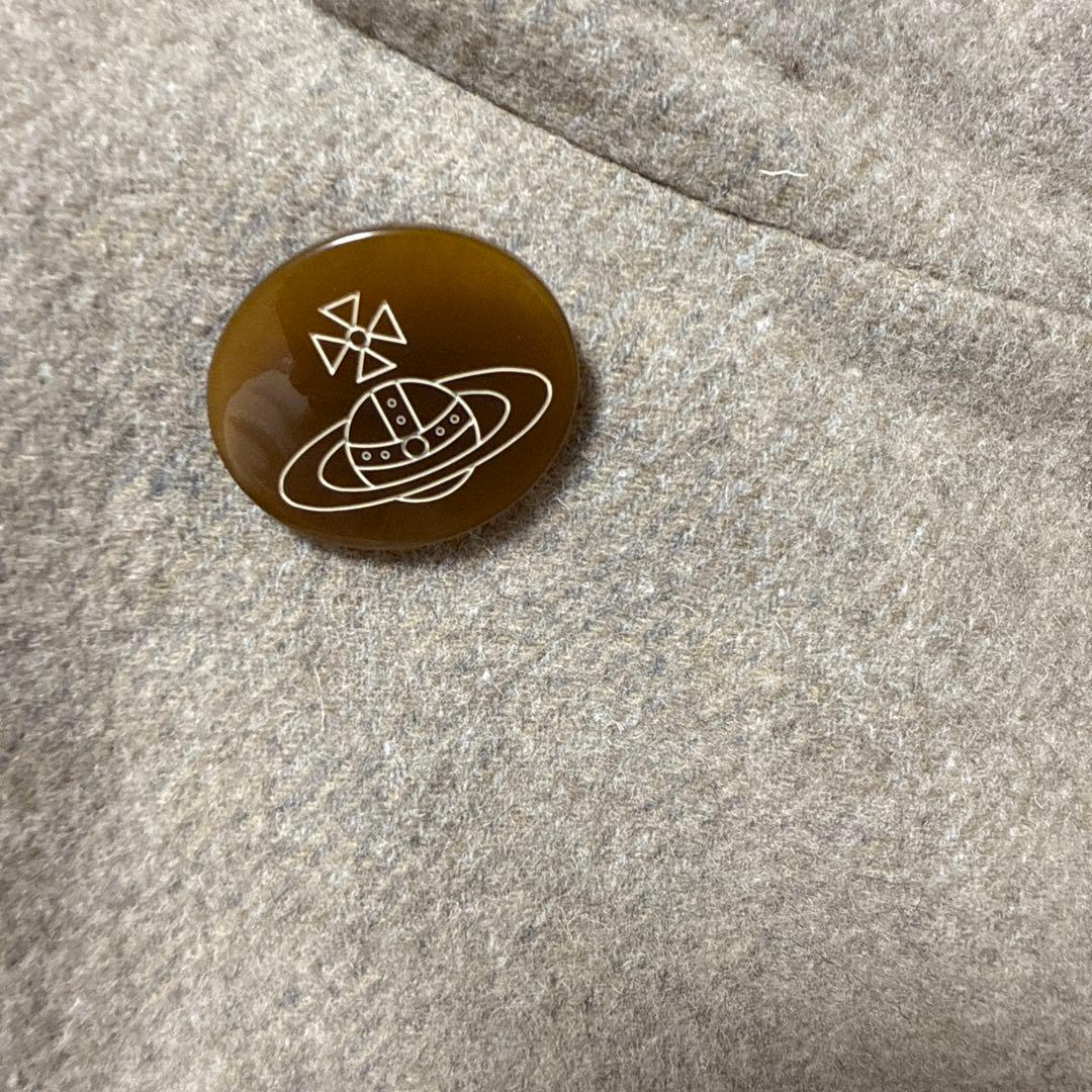 ヴィヴィアンウエストウッド　ウール混紡 ポンチョコート