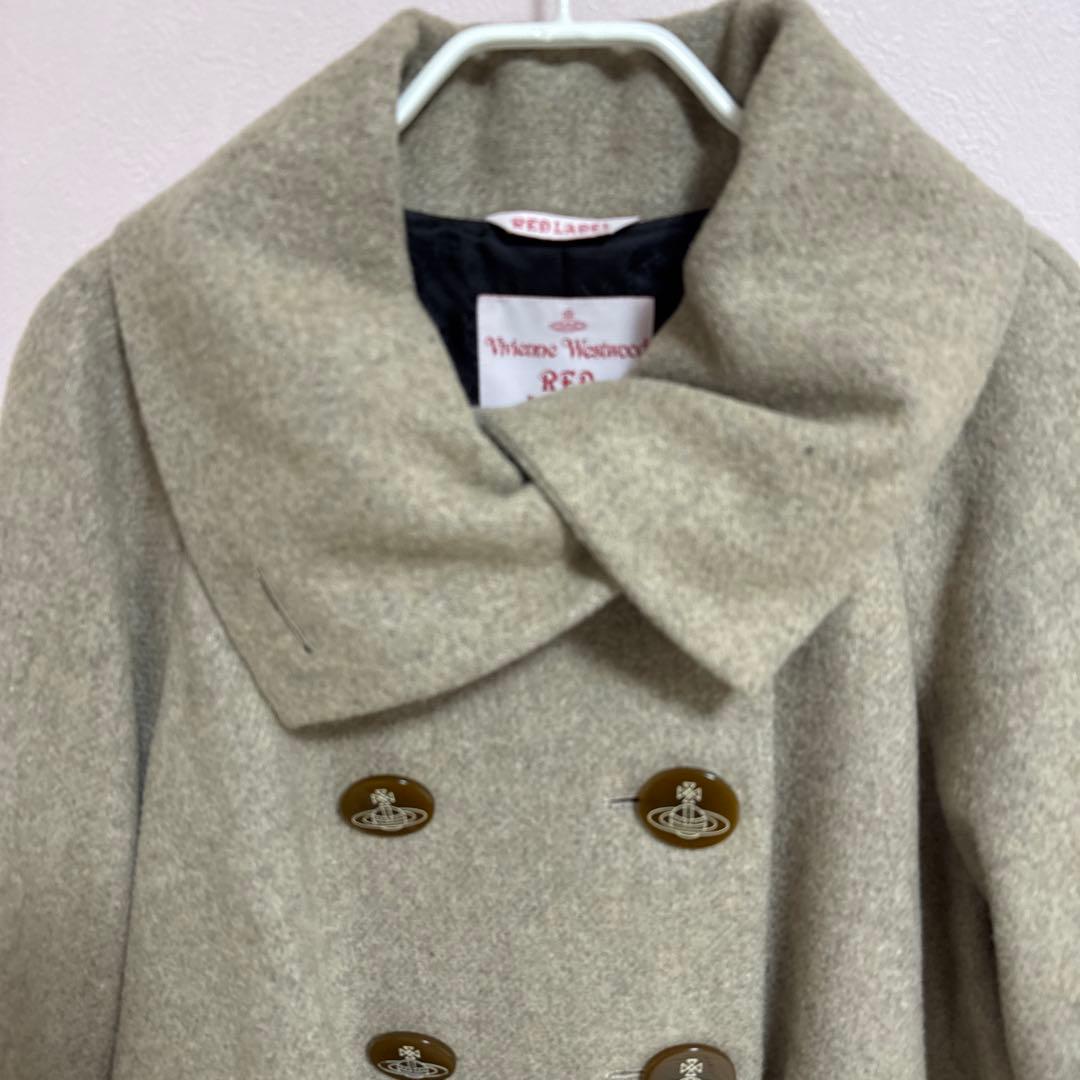 ヴィヴィアンウエストウッド　ウール混紡 ポンチョコート