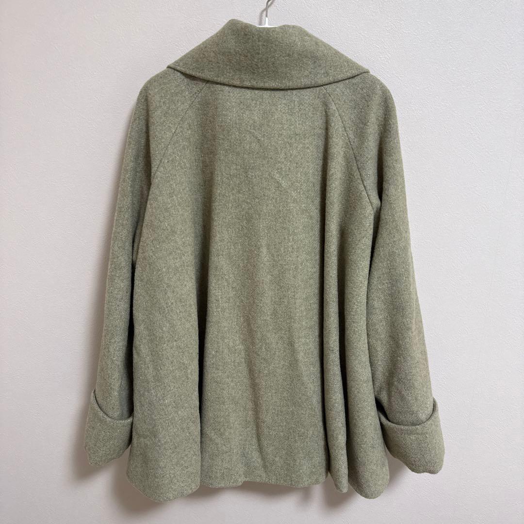 ヴィヴィアンウエストウッド　ウール混紡 ポンチョコート