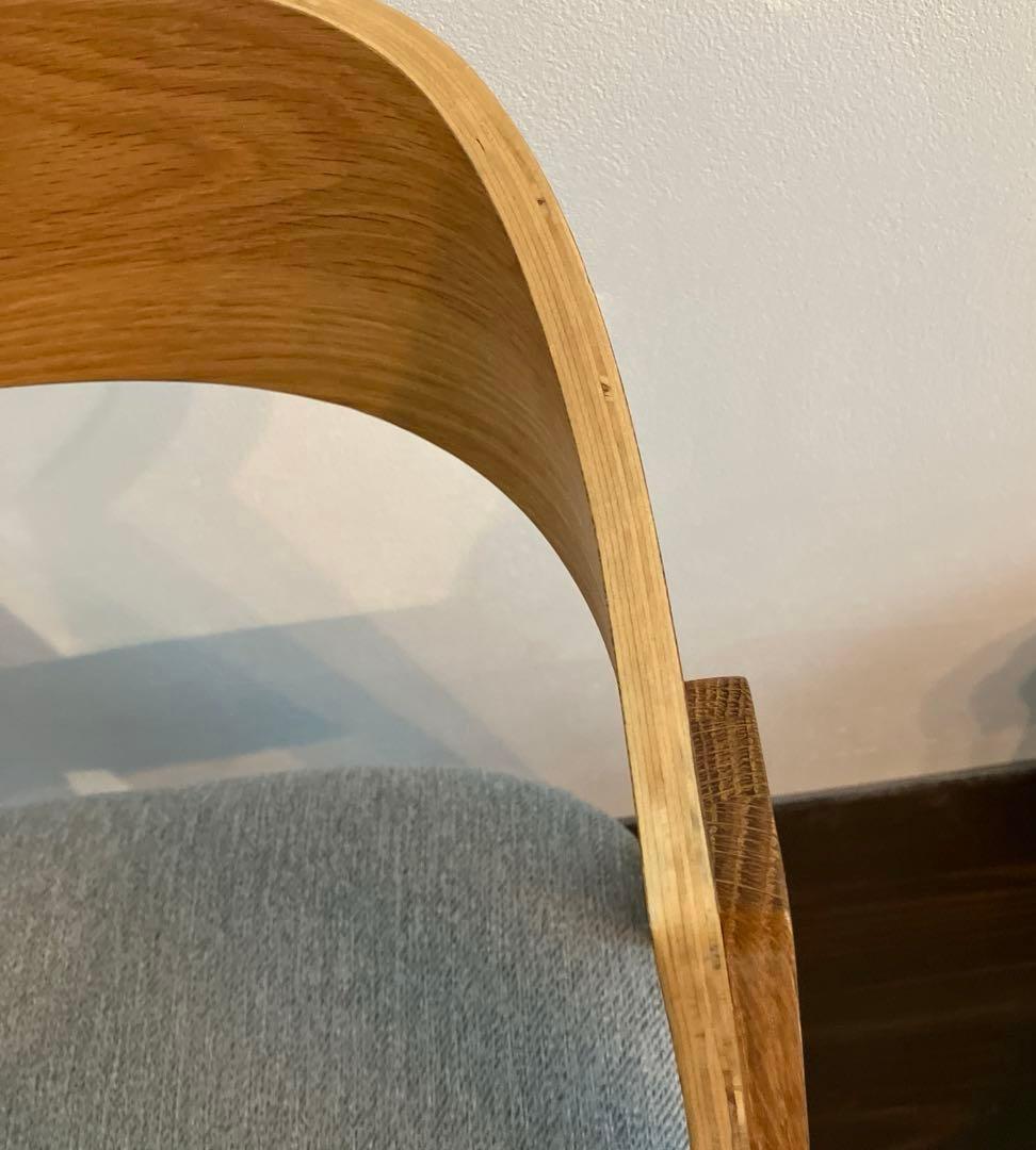 unico ウニコ　ダイニングチェア 木製 グレー布張り②