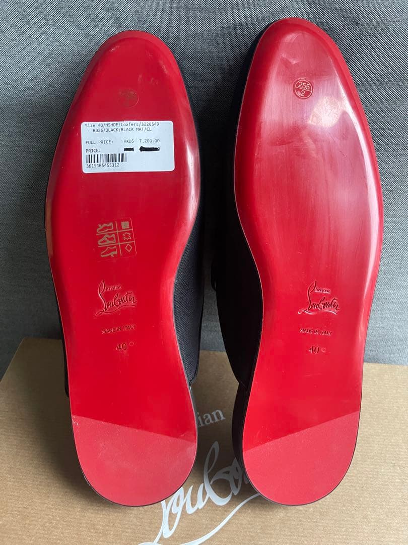 定価118800円⭐︎クリスチャンルブタン サンダル箱付新品25.0cm相当