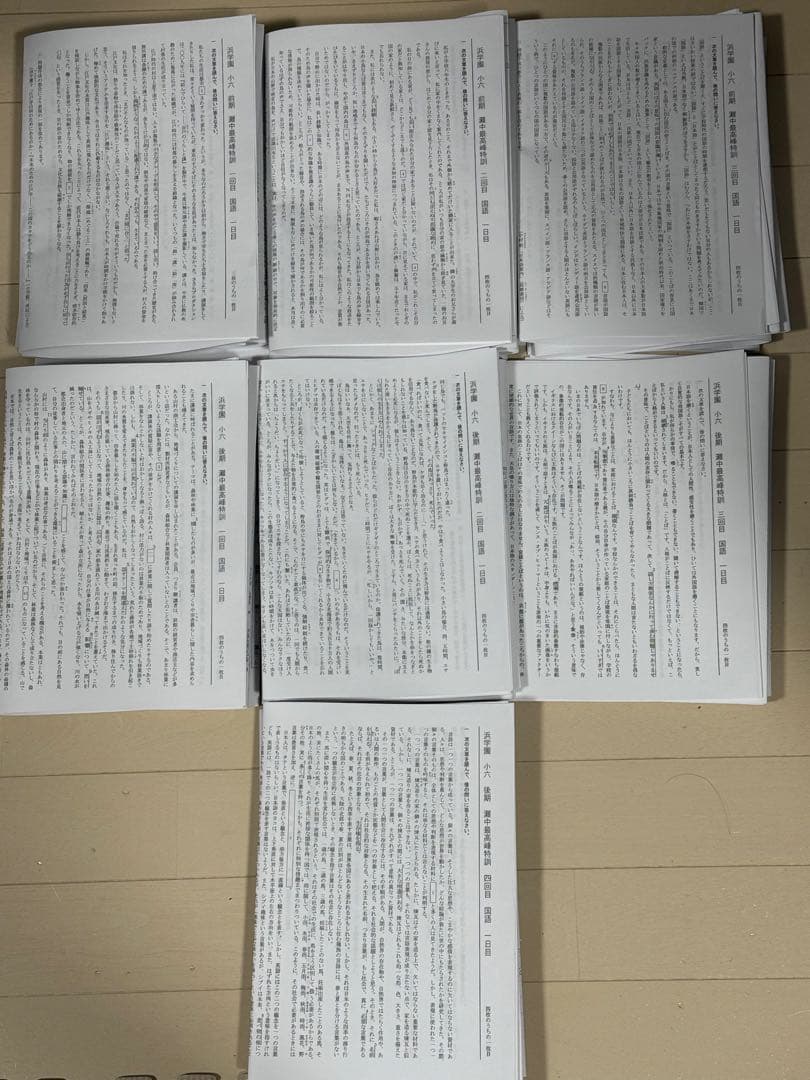 浜学園　灘中最高峰特訓　全7回×3教科