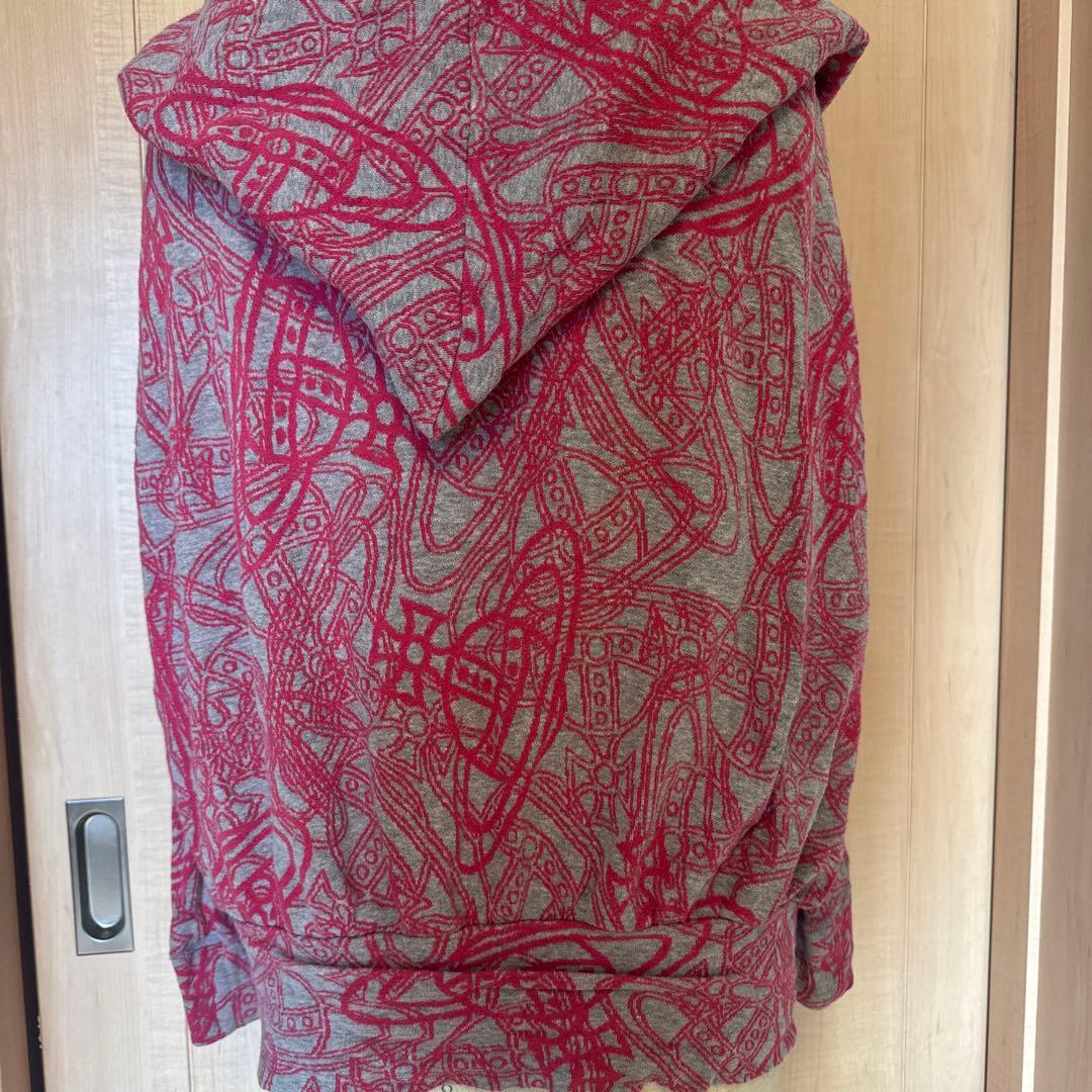 希少【Vivienne Westwood】オーブ 総柄 フードパーカー