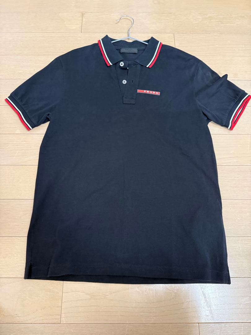 【美品】PRADA ポロシャツ ブラック 正規品