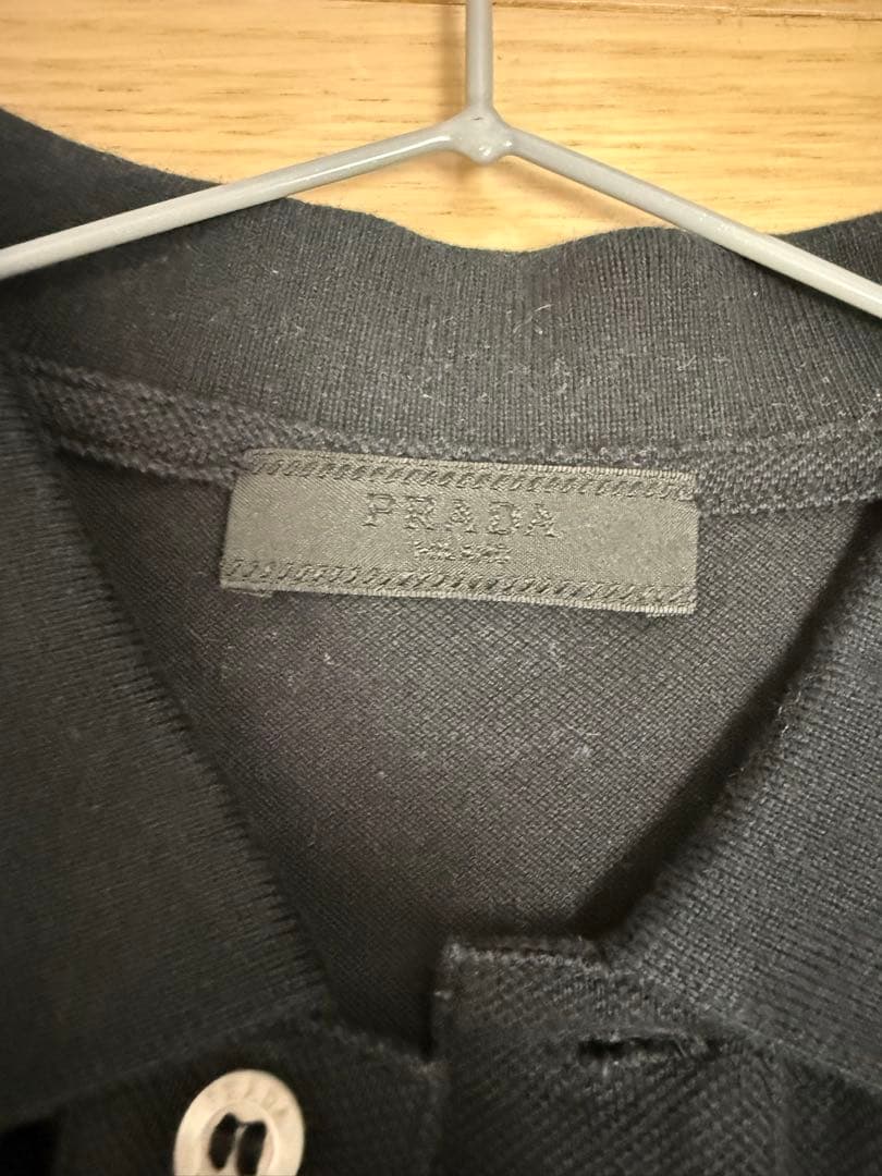 【美品】PRADA ポロシャツ ブラック 正規品