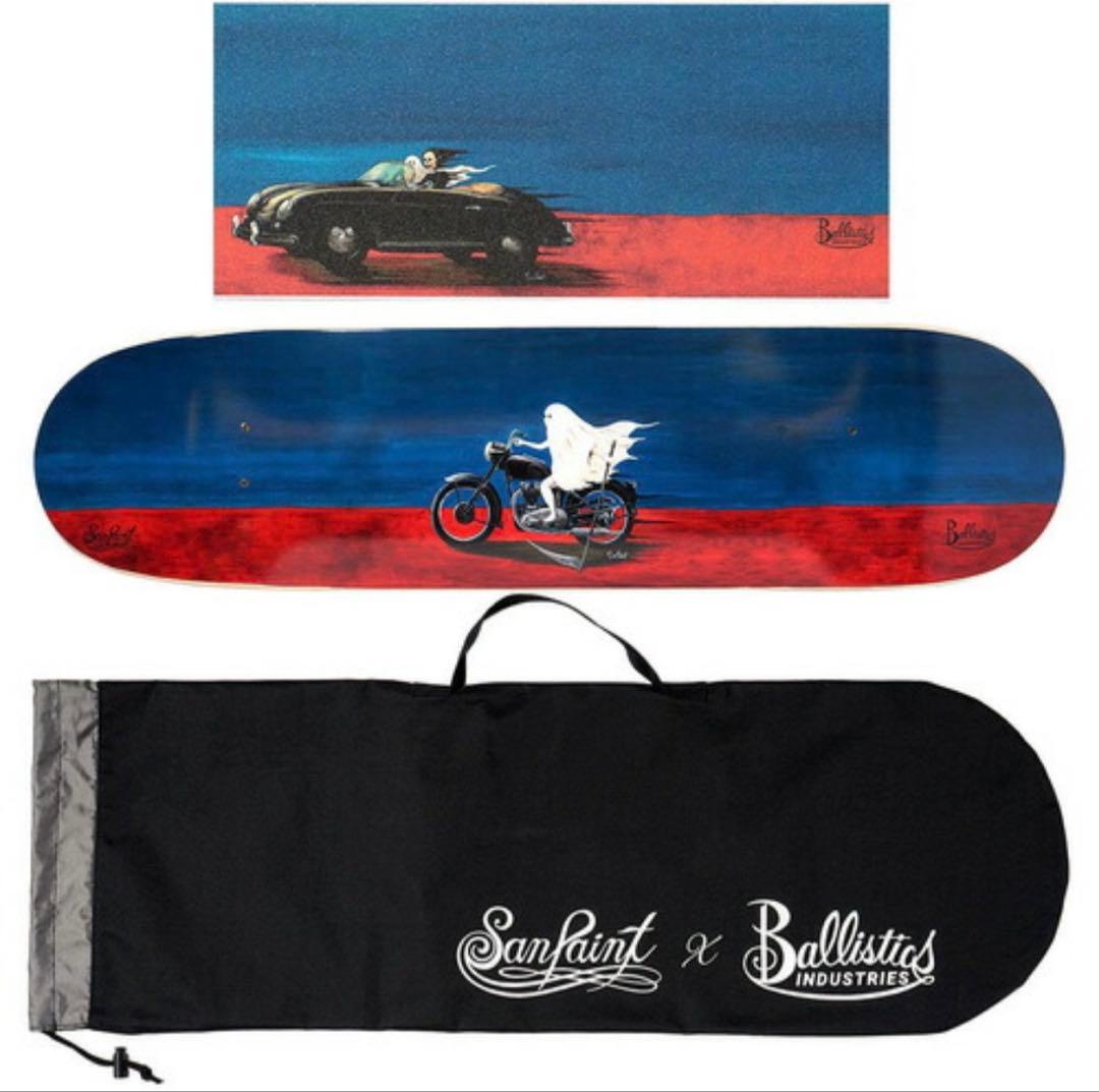 Sanpaint x Ballistics スケートボードデッキ