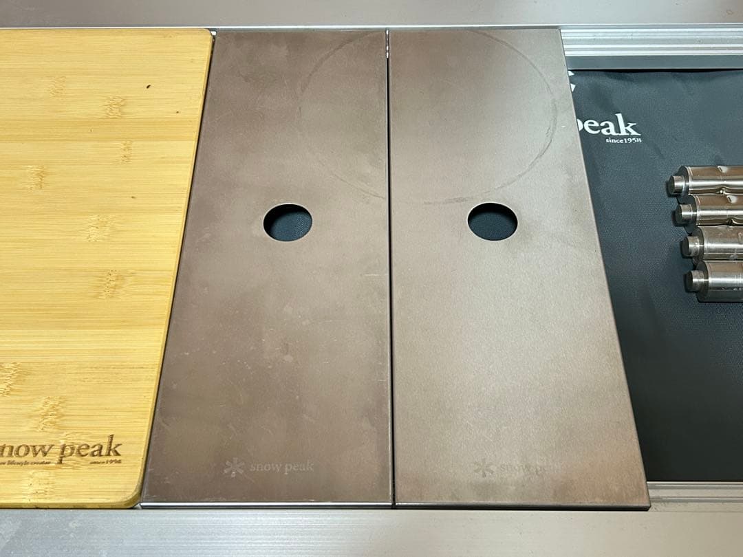 スノーピーク アイアングリルテーブルロング＋オプション多数セット