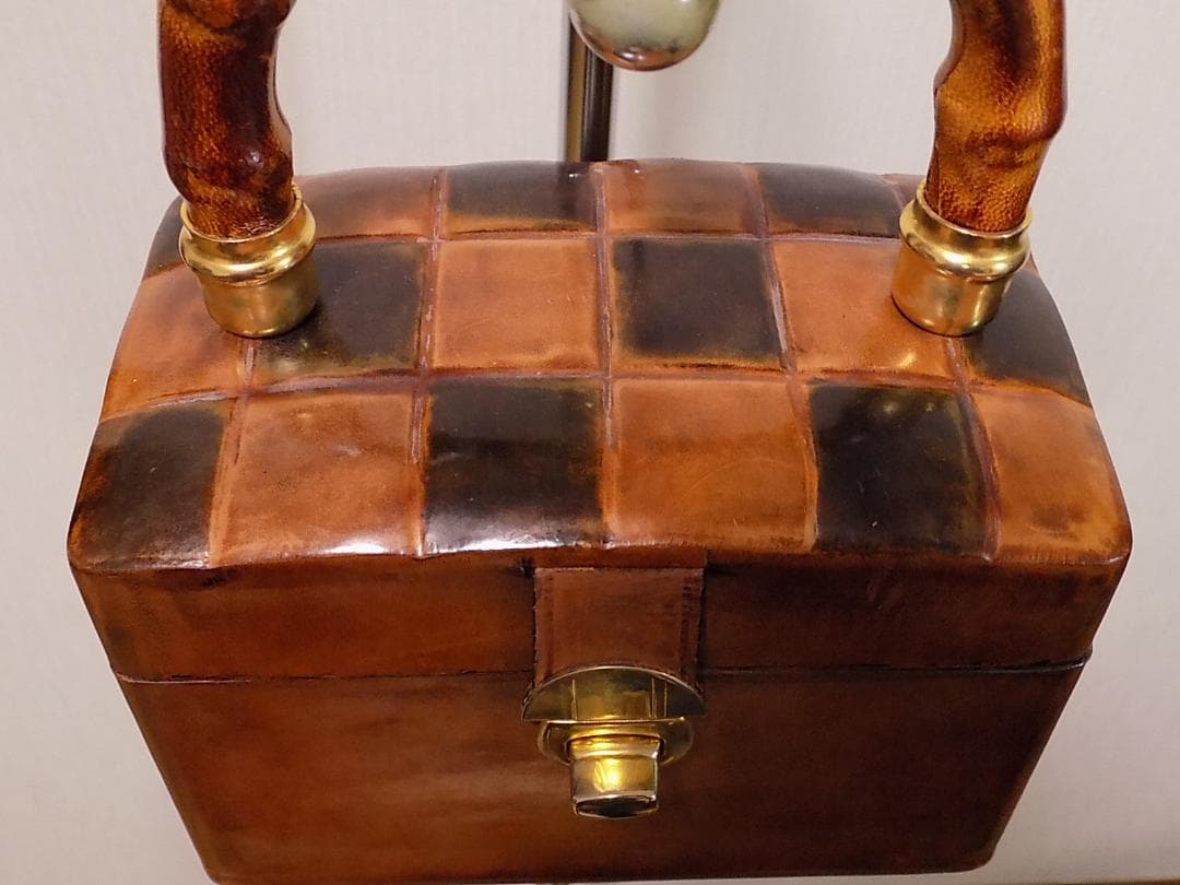 Mimoda　FIRENZE　本革ボックスハンドバッグ　新品未使用　イタリア製