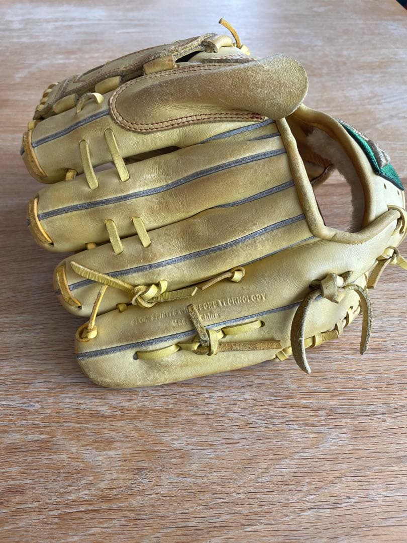 GROM 軟式野球グローブ　イエロー