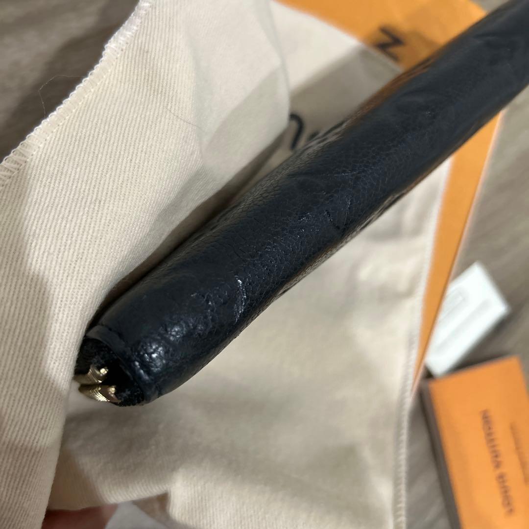 値下げ中✨ルイヴィトン　アンプラント　ポルトフォイユクレマンス　ブラック　長財布