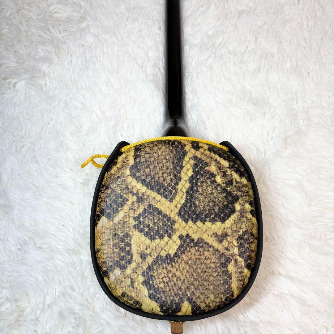 沖縄三線 人工革 人工皮 駒 ソフトケース付き