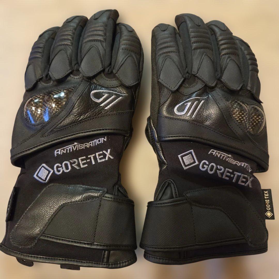ゴアテックス バイク冬用グローブ ブラックsizeM