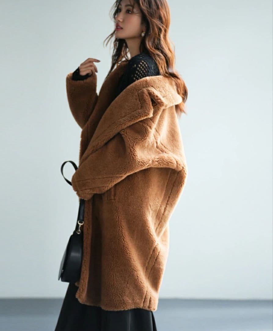 【期間限定お値下げ】セゾンドパピヨン テディベアコート S