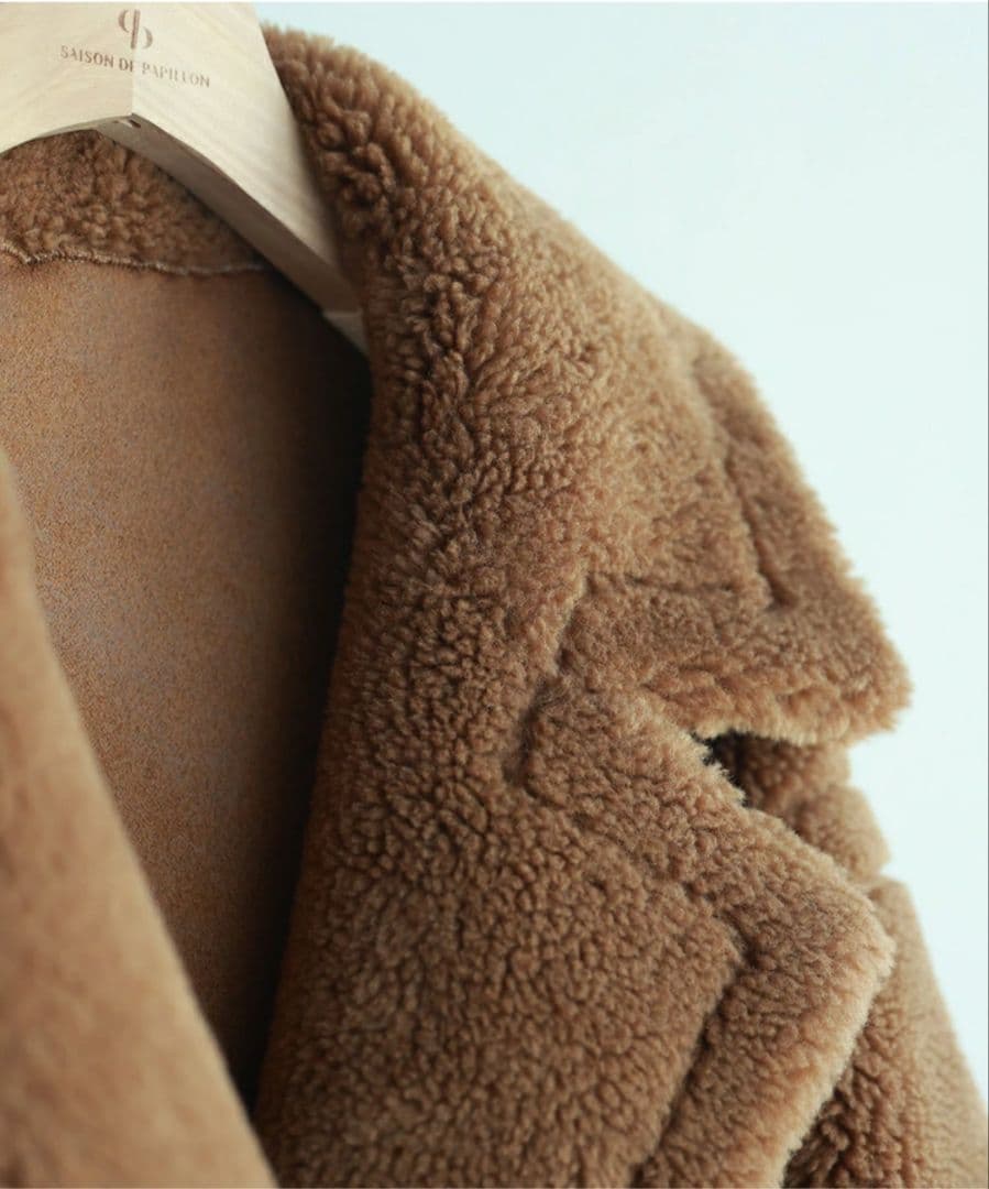 【期間限定お値下げ】セゾンドパピヨン テディベアコート S