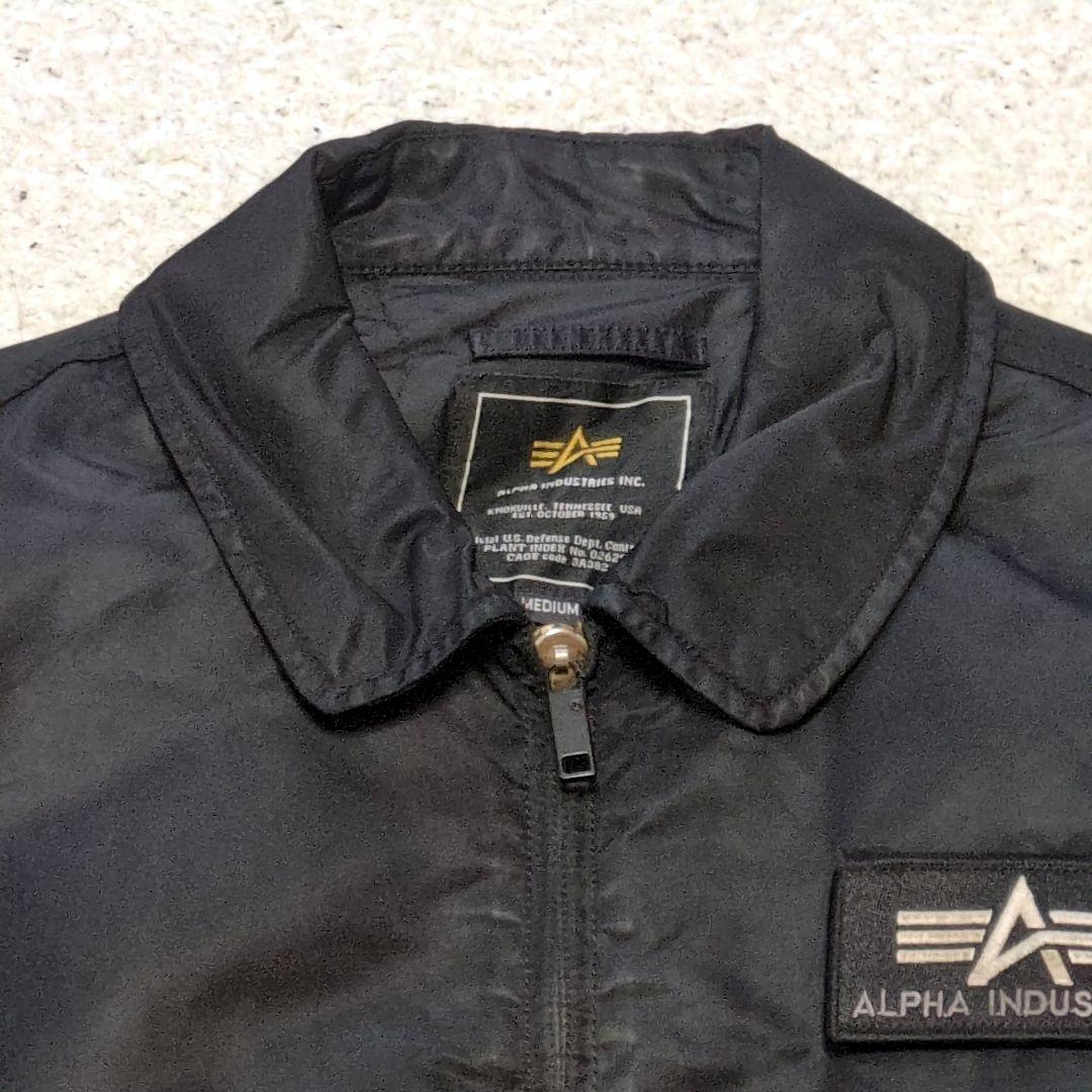 ALPHA INDUSTRIES CWU-45/P フライトジャケット黒