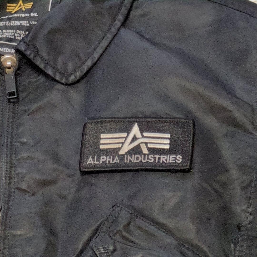 ALPHA INDUSTRIES CWU-45/P フライトジャケット黒