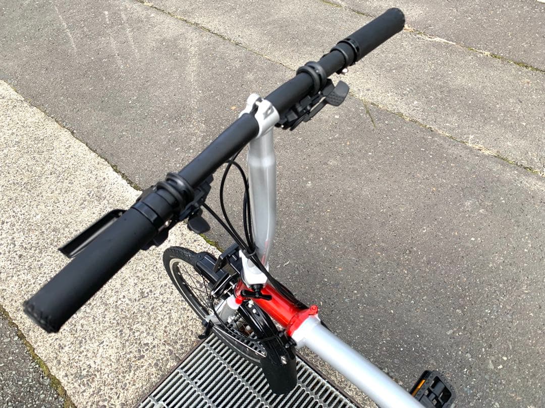 【美品】未使用品 即乘 折り畳み転車 EIGHT ミニベロSRF3 内3速 16