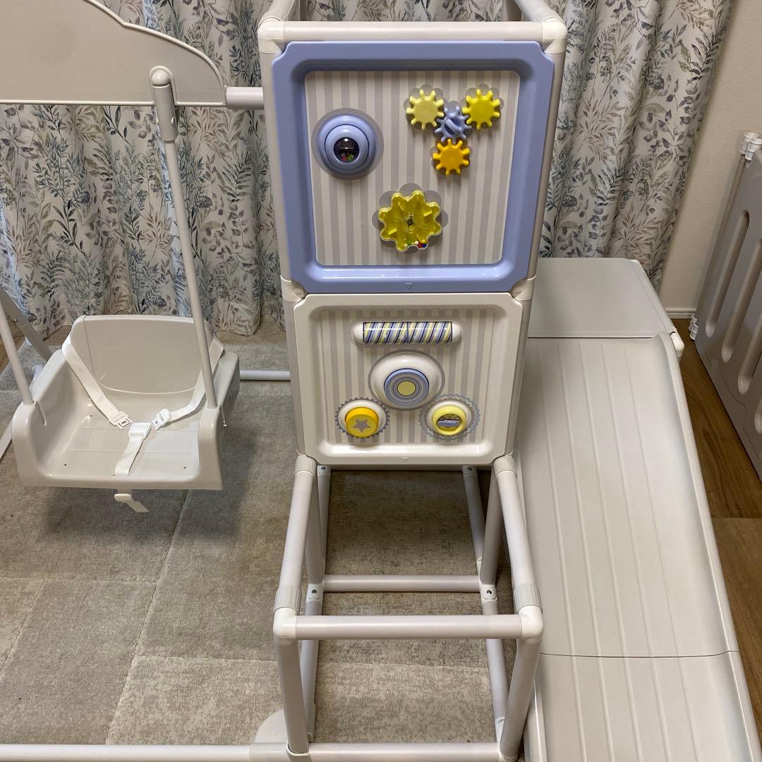 【美品/付属品完備】運動と知育のマイファースト ロングスロープ キッズパーク