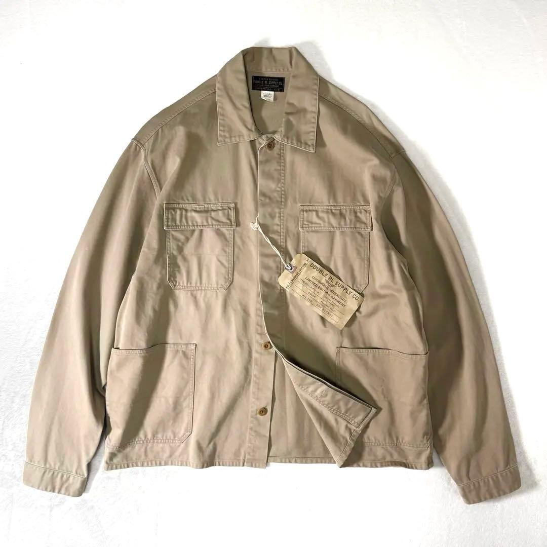 タグ付き未使用 RRL ロンハーマン 別注 チノ カバーオール ジャケット L