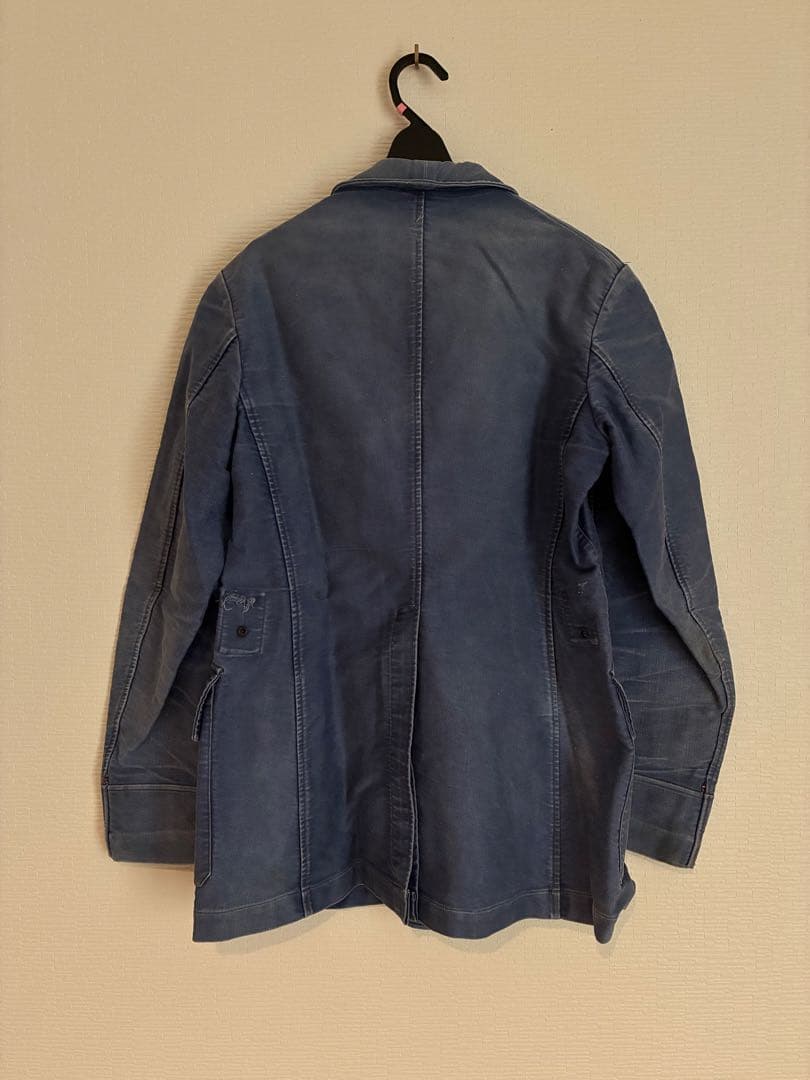 ヴィンテージ モールスキン　フレンワーク　ファイヤーマンジャケット