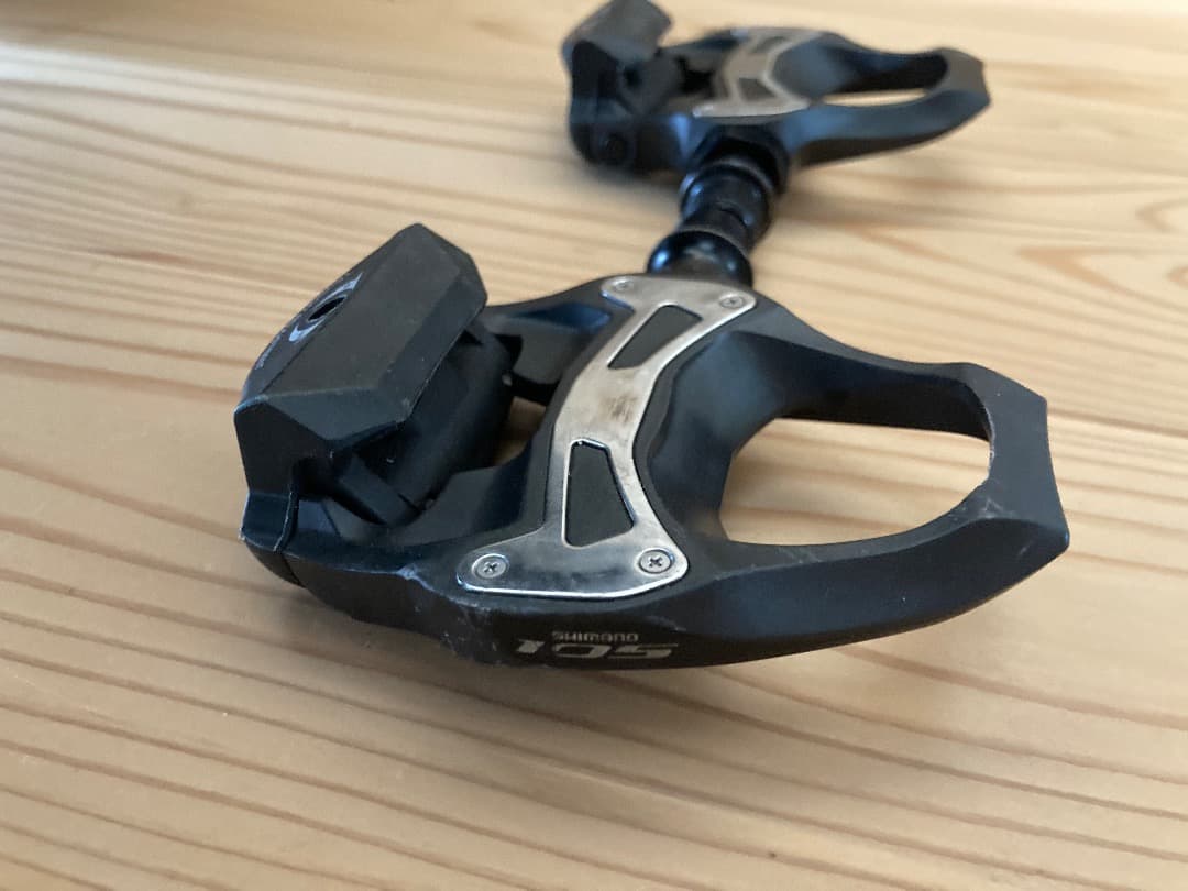 シマノのビンディングペダル と新品クリートセット、SIDIのビンディングシューズ
