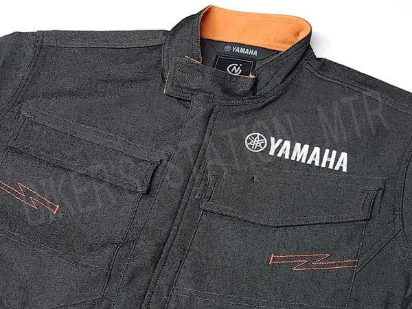 送料込　ヤマハ　ウォームメカニックスーツ　チャコールグレー　Lサイズ　防寒ツナギ