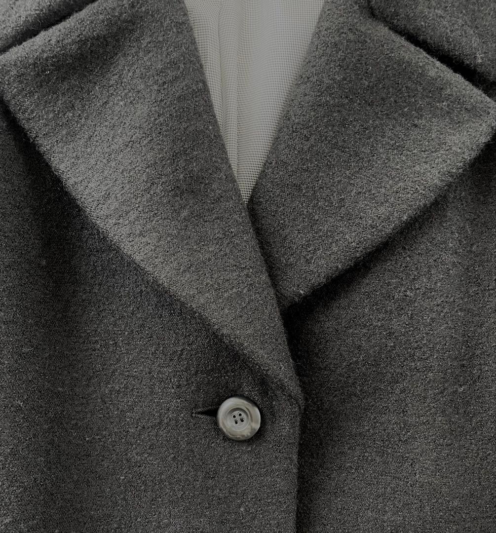 美品 A.P.C. 黒 チェスターコート 34 NINA