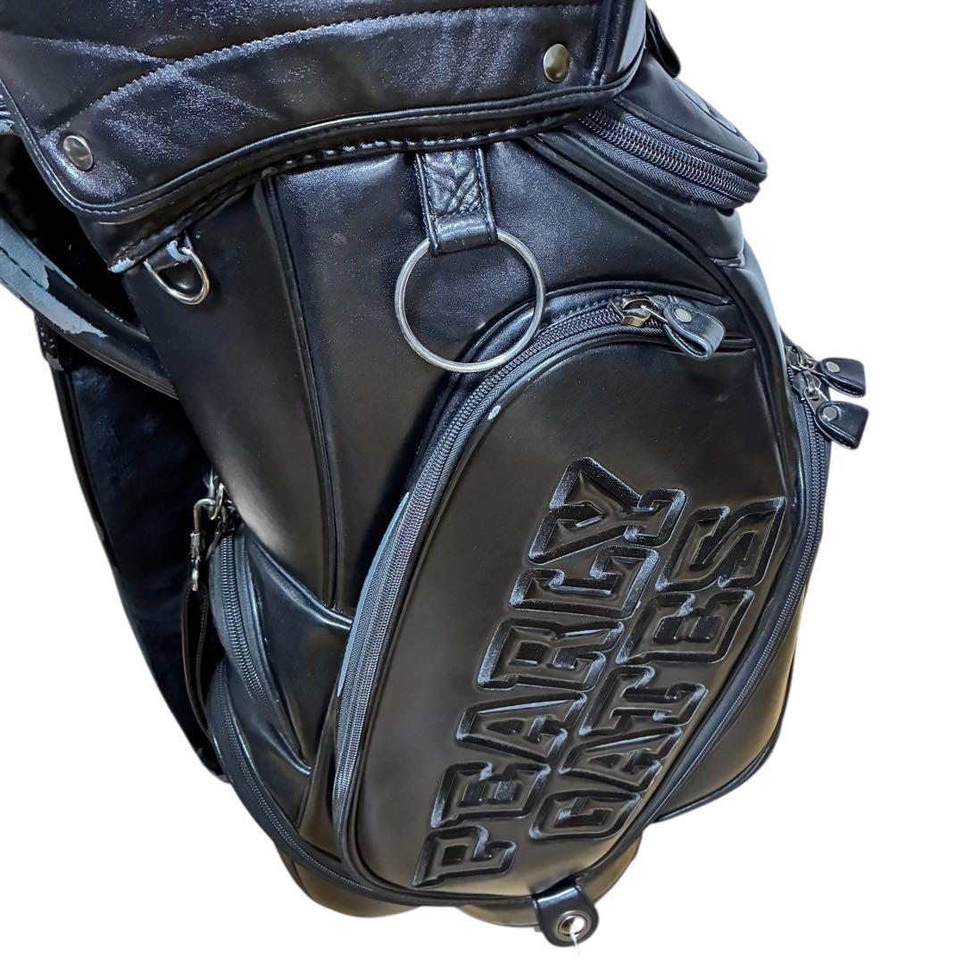 希少✨パーリーゲイツ BLACK/GOLD キャディバッグ 46インチ 6分割