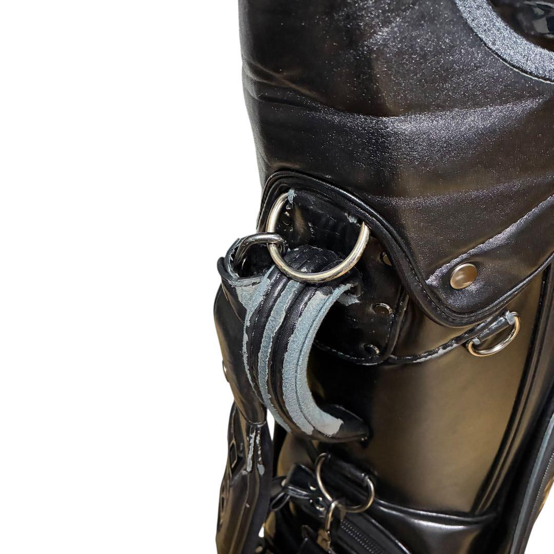 希少✨パーリーゲイツ BLACK/GOLD キャディバッグ 46インチ 6分割