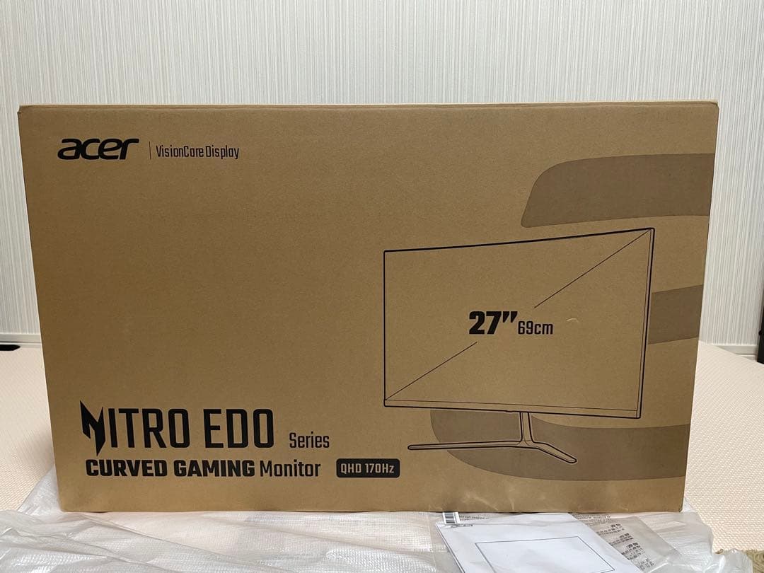 Acer ED270U 27インチ 曲面ゲーミングモニター