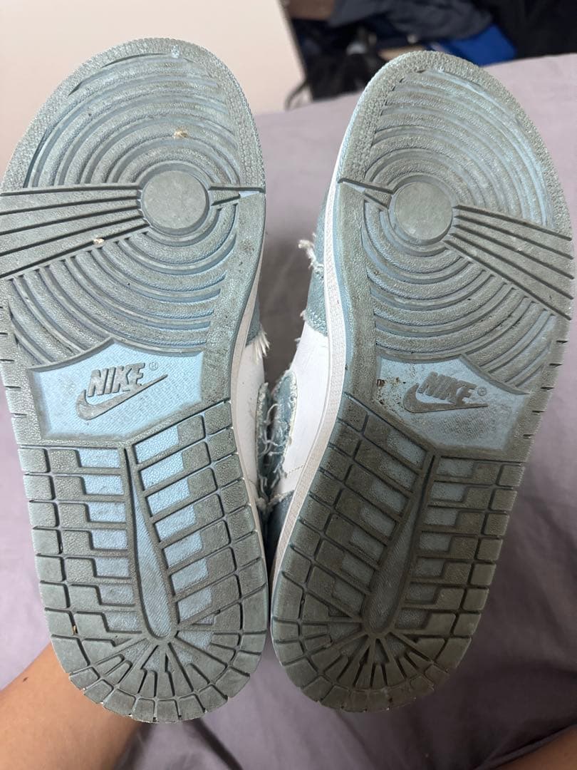 Nike Air Jordan 1 デニム/ホワイト ハイカット