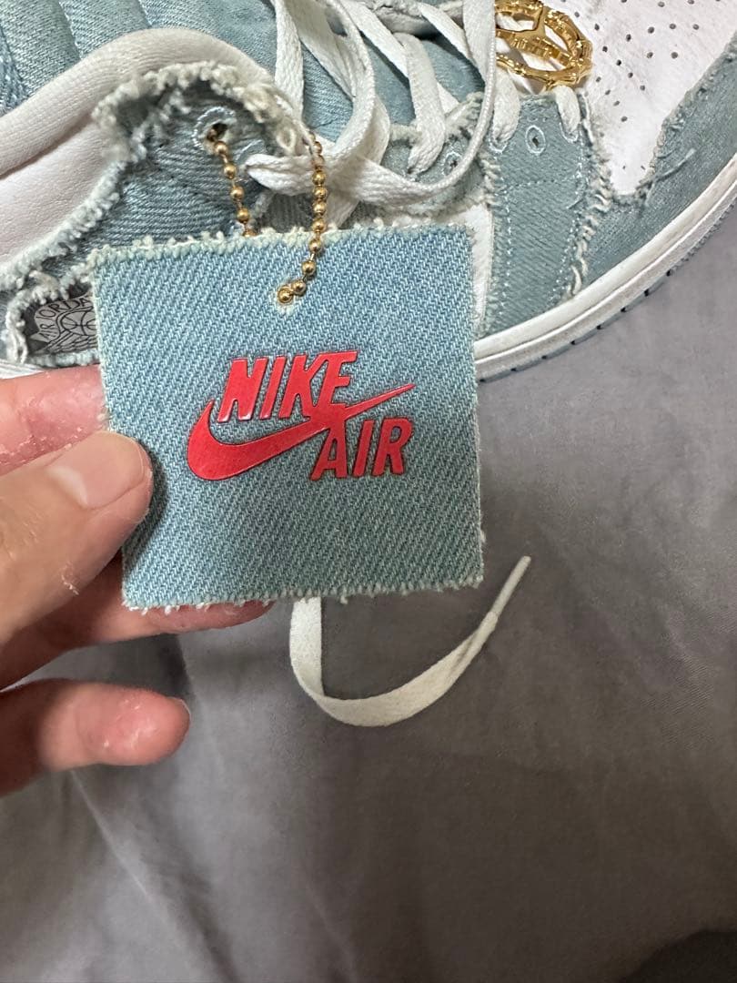 Nike Air Jordan 1 デニム/ホワイト ハイカット