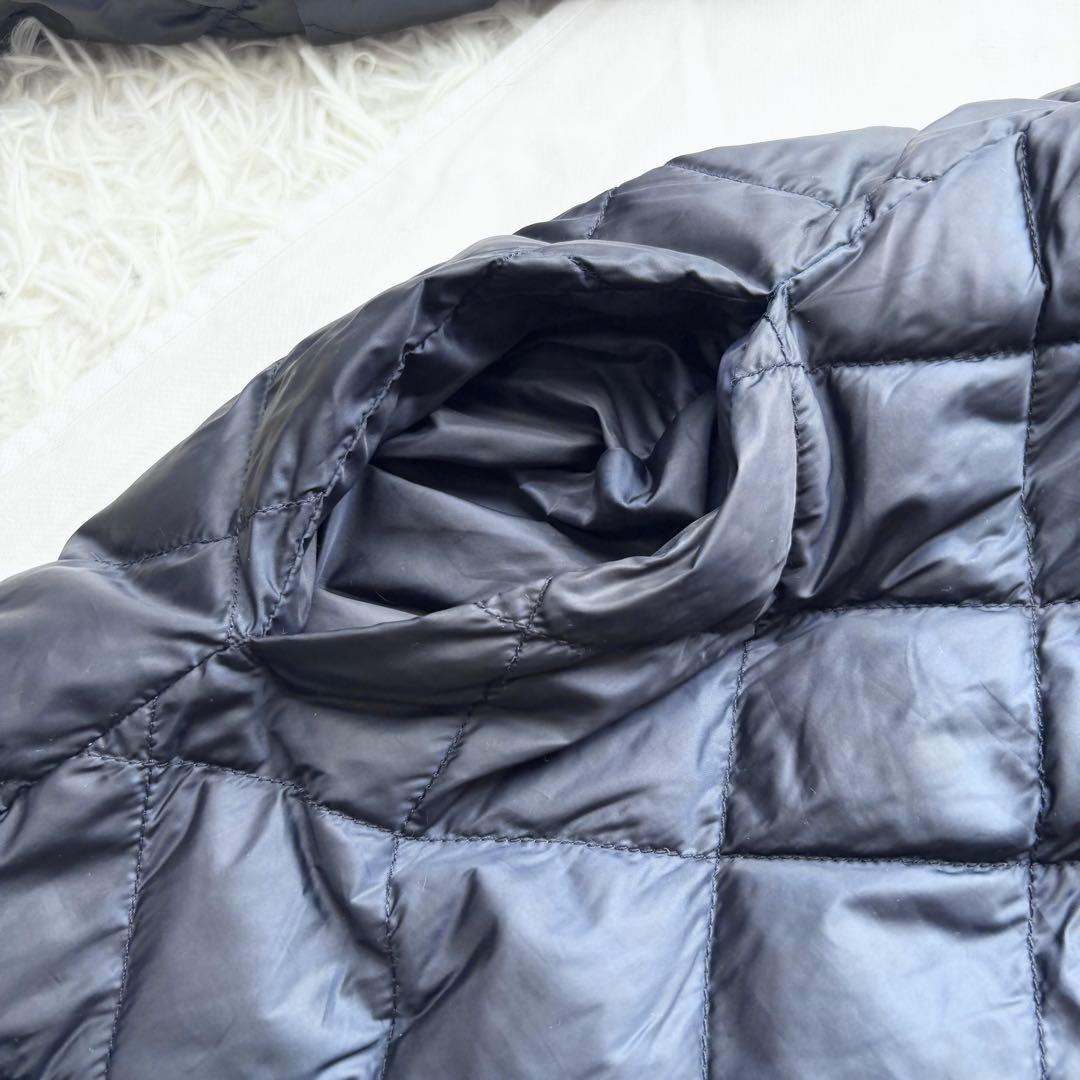 マックスマーラ ライトダウン コート ロング リバーシブル ベルト フード 42